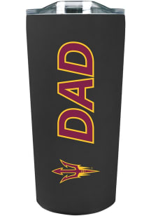 Arizona State Sun Devils 18oz Dad SS Soft Touch Stainless Steel Tumbler - Black
