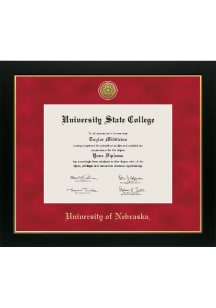 Nebraska Cornhuskers Medallion Manchester Diploma Frame - Red