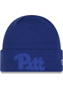 New Era Pitt Panthers Blue DL Tonal TPU Rib Cuff Mens Knit Hat