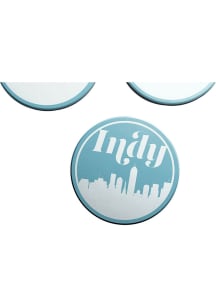 Indianapolis Set of 4 Coaster - Teal