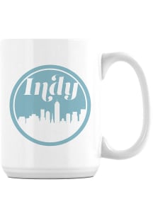 Indianapolis 15 0z. Ceramic Mug - Teal
