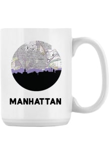 Manhattan 15 oz Ceramic Mug - Purple