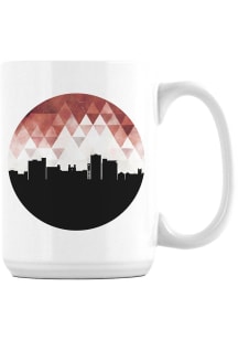 Norman 15 oz. Ceramic Mug - Red