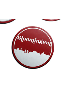 Bloomington Semi gloss Coaster - Red