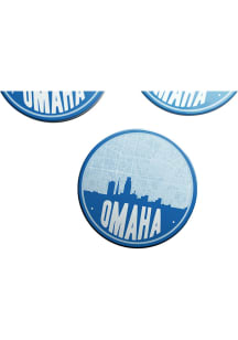 Omaha Semi gloss Coaster - Blue