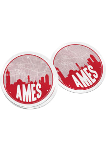 Ames Semi gloss Stickers - Red
