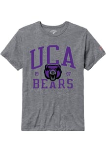 League Central Arkansas Bears Charcoal All American Oversized Number One Short Sleeve T Shirt