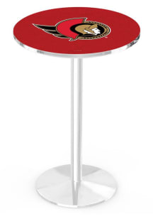 Ottawa Senators Chrome Round Base Pub Table