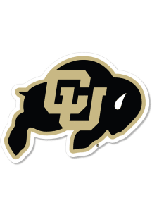 Colorado Buffaloes 3 Inch Primary Logo Auto Decal - Black