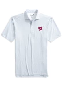 Johnnie O Washington Nationals Mens Navy Blue Slade Short Sleeve Fashion Polo