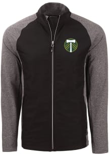 Cutter and Buck Portland Timbers Mens Black Adapt Eco Medium Weight Jacket
