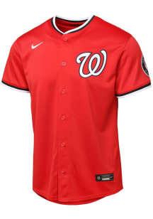Nike Washington Nationals Youth Red Limited Alt 2 Jersey