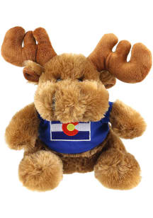 Colorado 10 Inch Buddy Moose w/ T-Shirt Plush - Blue