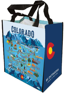 Colorado Map Reusable Bag