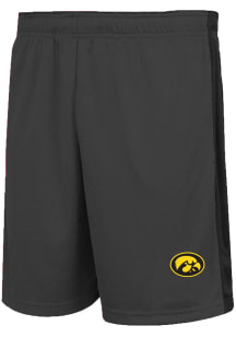 Iowa Hawkeyes Mens Charcoal Primary Logo Big and Tall Shorts