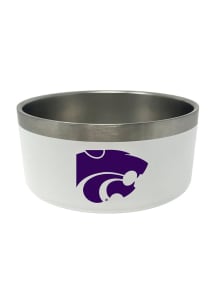 K-State Wildcats Stainless Steel Dog Pet Bowl Purple