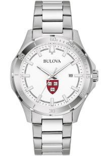 Bulova Harvard Crimson Sport Classic Mens Watch