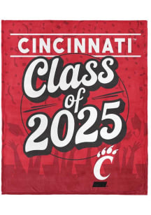 Cincinnati Bearcats Class of 2025 Silk Touch Fleece Blanket - Red