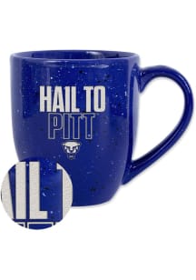 Pitt Panthers Hail to Pitt 16oz Speckle Ceramic Mug - Blue
