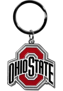 Ohio State Buckeyes Enameled Keychain - Red