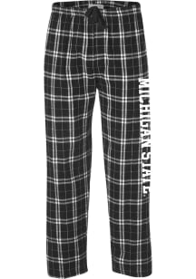 Michigan State Spartans Mens Black Team Name Sleep Pants