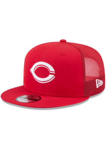 New Era Cincinnati Reds Red 2026 MLB Batting Practice Fan Pack 9FIFTY Mens Snapback Hat