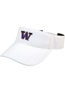 LogoFit Washington Huskies Mens White Slice Adjustable Visor
