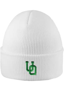 LogoFit Oregon Ducks White North Pole Mens Knit Hat