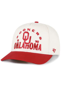 47 Oklahoma Sooners Arcitext Hitch RF Adjustable Hat - Natural