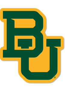Baylor Bears 2" BU Dizzler Stickers - Green