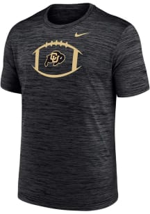 Nike Colorado Buffaloes Black Football Football Velocity Legend Short Sleeve T Shirt