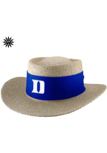 LogoFit Duke Blue Devils Brown Tournament Straw Hat Mens Bucket Hat