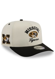 New Era Missouri Tigers Arched 9FIFTY A Frame Adjustable Hat - Ivory