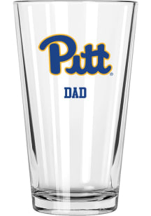 Pitt Panthers Dad 16 oz Pint Glass - White