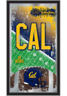 Cal Golden Bears Football Hanging Back Bar Mirror