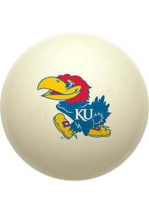 Kansas Jayhawks Team Logo Cue Billiard Balls