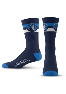 Minnesota Timberwolves TMC 2 Stripe Mens Crew Socks