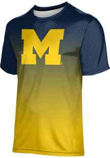ProSphere Michigan Wolverines Youth Navy Blue Zoom Short Sleeve T-Shirt