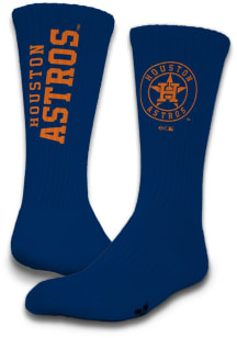Houston Astros ISlide Primary Logo Mens Crew Socks