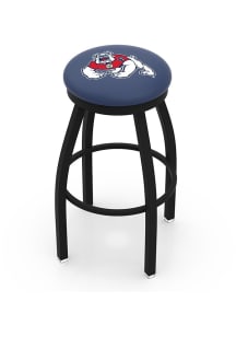 Fresno State Bulldogs Black Pub Stool - Black
