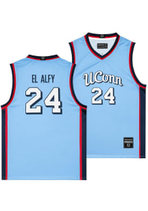 Jana El Alfy  Campus Ink UConn Huskies Light Blue NIL Script Jersey