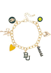 Baylor Bears Enamel Icons Charm Womens Bracelet