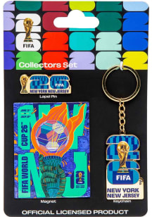 FIFA New York 2026 World Cup 3pk City Set Keychain - Gold