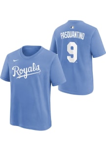 Vinnie Pasquantino Kansas City Royals Youth Light Blue Home NN Player Tee