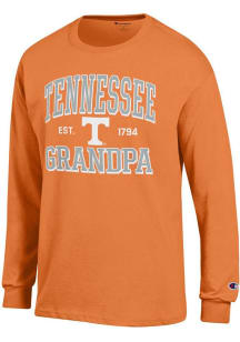 Champion Tennessee Volunteers Orange Est. Date Grandpa Jersey Long Sleeve T Shirt