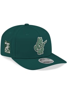 New Era Chicago Cubs Be Alert For Foul Balls Side Patch Tonal 9SEVENTY Adjustable Hat - Green