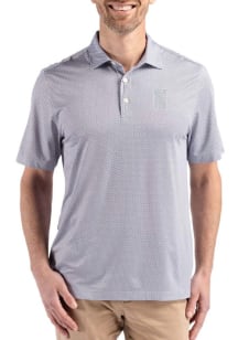 Cutter and Buck Northwestern Wildcats Black Pike Diamond Dot Big and Tall Polo