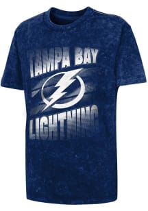 Tampa Bay Lightning Youth Navy Blue Fresh Mindset Short Sleeve T-Shirt