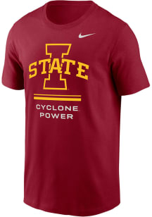 Nike Iowa State Cyclones Cardinal Dri-Fit Core Short Sleeve T Shirt