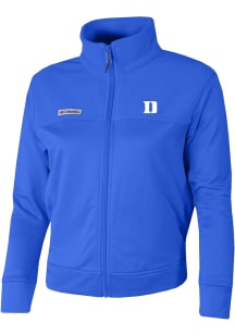 Columbia Duke Blue Devils Womens Blue River Fleece Long Sleeve Full Zip Jacket